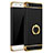 Luxury Metal Frame and Plastic Back Cover with Finger Ring Stand A02 for Xiaomi Mi 6 Black
