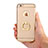 Luxury Metal Frame and Plastic Back Cover with Finger Ring Stand A05 for Apple iPhone 6S Gold