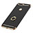 Luxury Metal Frame and Plastic Back Cover with Finger Ring Stand A06 for Huawei Y6 Pro (2017)