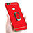 Luxury Metal Frame and Plastic Back Cover with Finger Ring Stand and Lanyard for Huawei P Smart