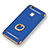 Luxury Metal Frame and Plastic Back Cover with Finger Ring Stand for Huawei G9 Lite Blue