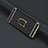 Luxury Metal Frame and Plastic Back Cover with Finger Ring Stand for Huawei Honor 8 Pro Black