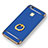 Luxury Metal Frame and Plastic Back Cover with Finger Ring Stand for Huawei P9 Lite Blue