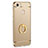 Luxury Metal Frame and Plastic Back Cover with Finger Ring Stand for Xiaomi Redmi Note 5A High Edition Gold
