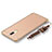 Luxury Metal Frame and Plastic Back Cover with Lanyard for Huawei Rhone Gold