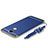 Luxury Metal Frame and Plastic Back Cover with Lanyard for Huawei Y7 Prime Blue