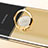 Luxury Metal Frame and Plastic Back Cover with Magnetic Finger Ring Stand for Samsung Galaxy S8 Gold