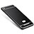 Luxury Metal Frame and Silicone Back Cover Case M01 for Xiaomi Mi 4i Black