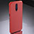 Luxury Metal Frame and Silicone Back Cover Case M02 for Oppo R17 Pro Red