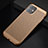 Mesh Hole Hard Rigid Snap On Case Cover for Apple iPhone 11 Gold