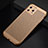 Mesh Hole Hard Rigid Snap On Case Cover for Apple iPhone 11 Pro Gold