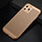 Mesh Hole Hard Rigid Snap On Case Cover for Apple iPhone 11 Pro Max Gold