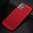Mesh Hole Hard Rigid Snap On Case Cover for Apple iPhone 11 Red