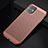 Mesh Hole Hard Rigid Snap On Case Cover for Apple iPhone 11 Rose Gold