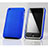 Mesh Hole Hard Rigid Snap On Case Cover for Apple iPhone 3G 3GS Blue