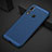 Mesh Hole Hard Rigid Snap On Case Cover for Huawei Nova 4e Blue