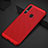 Mesh Hole Hard Rigid Snap On Case Cover P01 for Huawei P30 Lite Red