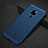 Mesh Hole Hard Rigid Snap On Case Cover W01 for Huawei Mate 20 X 5G Blue