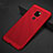 Mesh Hole Hard Rigid Snap On Case Cover W01 for Huawei Mate 20 X 5G Red