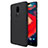 Mesh Hole Hard Rigid Snap On Case Cover W01 for OnePlus 6 Black