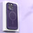 Mesh Hole Hard Rigid Snap On Case Cover with Mag-Safe Magnetic for Apple iPhone 14 Pro Max Purple