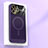 Mesh Hole Hard Rigid Snap On Case Cover with Mag-Safe Magnetic JS1 for Apple iPhone 14 Pro Purple