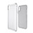 Mesh Hole Silicone and Plastic Snap On Case Cover for Apple iPhone X White