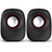 Mini Speaker Wired Portable Stereo Super Bass Loudspeaker W01 Black