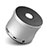 Mini Wireless Bluetooth Speaker Portable Stereo Super Bass Loudspeaker S04 Silver