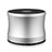 Mini Wireless Bluetooth Speaker Portable Stereo Super Bass Loudspeaker S04 Silver