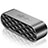Mini Wireless Bluetooth Speaker Portable Stereo Super Bass Loudspeaker S08 Black