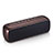Mini Wireless Bluetooth Speaker Portable Stereo Super Bass Loudspeaker S09 Brown