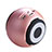 Mini Wireless Bluetooth Speaker Portable Stereo Super Bass Loudspeaker S22 Rose Gold