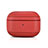 Protective Leather Case Skin for OnePlus AirPods Pro Charging Box for Apple AirPods Pro Red