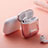 Protective Silicone Case Skin for Apple Airpods Charging Box with Keychain C07
