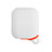 Protective Silicone Case Skin for Apple Airpods Charging Box with Keychain Z03 White