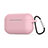 Protective Silicone Case Skin for Apple AirPods Pro Charging Box with Keychain C02 Pink