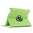 Rotating Stands Flip Leather Case for Apple iPad 2 Green