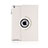 Rotating Stands Flip Leather Case for Apple iPad 2 White