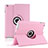 Rotating Stands Flip Leather Case for Apple iPad 3 Pink