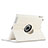 Rotating Stands Flip Leather Case for Apple iPad 3 White