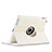 Rotating Stands Flip Leather Case for Apple iPad 4 White
