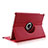 Rotating Stands Flip Leather Case for Apple iPad Air 2 Red