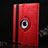 Rotating Stands Flip Leather Case for Apple iPad Mini 4 Red