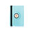 Rotating Stands Flip Leather Case for Apple iPad Mini Sky Blue