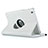 Rotating Stands Flip Leather Case for Apple iPad Mini White