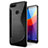 S-Line Transparent Gel Soft Case Cover for Huawei Enjoy 8e Black