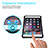 Silicone and Plastic Waterproof Cover Case 360 Degrees Underwater Shell for Apple iPad Air 3 Black