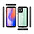 Silicone and Plastic Waterproof Cover Case 360 Degrees Underwater Shell for Apple iPhone 12 Mini