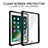 Silicone and Plastic Waterproof Cover Case 360 Degrees Underwater Shell for Apple New iPad 9.7 (2017) Black